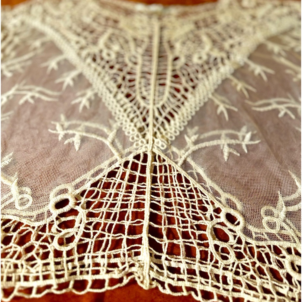 Ellison Crochet & Embroidered Top &/Or Cover Up, Womens *One Size* - Picture 10 of 11